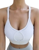 Drain female shock -proof run yoga fitness vest cross -beautiful back sports bra