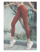 Yoga pants tight female high -waisted sports pants women's fast -drying and sexy hollow fitness pants female