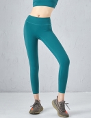 Spring and summerless, embarrassing line yoga pants, female skin naked, high -waist sports fitness pants