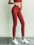 Yoga pants running fitness hip -hip peach pants female fitness pants female tight pants female yoga clothing