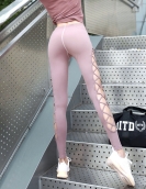 Yoga Pants Female Fitness Sports Pants Tighten the High waist, high waist, yoga trousers speed dry side hollow dance pants