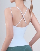 Spring and summer new thin -back sports yoga vest fast drying, skin -friendly slim fit top