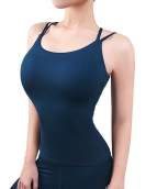 Spring and summer new thin -back sports yoga vest fast drying, skin -friendly slim fit top