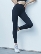 Spring and summer high -waisted slim sports fitness yoga pants female peaches lifted buttocks small feet sports tight pants