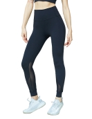 Spring and summer mesh splicing sports yoga pants female high waist peach hip hips high bomb high feet healthy pants