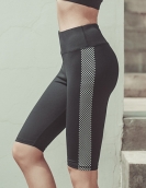 Yoga pants female high waist seamless tights lady sports pants fast -morale hip fitness pants running girl