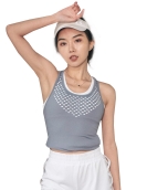 Sports shirt women's fast dry yoga clothes shirt workers back personalized hollow fitness service female