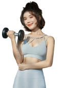 Spring and summer sexy hollow sling sports Fitness female gathering shocks and stamina dry sports underwear