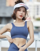 Autumn and winter deduction without steel ring sports Fitness female gathered shock -proof, dry and air -dried, drying exercise bra