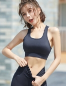 Autumn and winter sports, fitness yoga women gather, earthquake, speed, dry, dry, steel rim sports bra