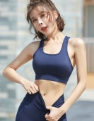 Autumn and winter sports, fitness yoga women gather, earthquake, speed, dry, dry, steel rim sports bra