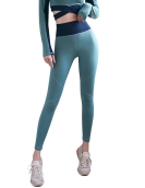 Spring and summer contrasting yoga pants female high waist hips and tight pants running health pants