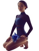 Fitness yoga clothing female Lianyou ballet clothing net yarn stitching chest cushion triangle air yoga jacket