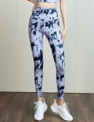 Spring and summer quick -drying sports bodybuilding pants printing 提