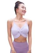 Spring and summer fashion sports underwear female shock -proof gathered fitness vest breathable fast dry camisole sports bra