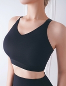 Spring and summer sports underwear women breathable comfortable steel ring without steel ring back to the back of the back of the chest