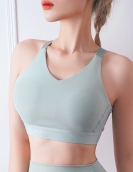 Spring and summer sports underwear women breathable comfortable steel ring without steel ring back to the back of the back of the chest