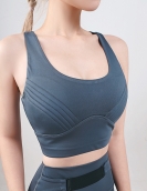 Spring and summer sexy sports yoga bras female shock -proof gathers gathered steel rim comfortable sports underwear