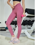 Sports fitness yoga pants female high waist peach hip trousers fast dry small feet high bombs healthy pants