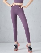 Spring and summer -free embarrassing line sports yoga pants female skin naked fabric high bounce yoga pants