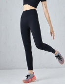 Spring and summer -free embarrassing line sports yoga pants female skin naked fabric high bounce yoga pants