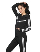 Yoga clothing women's suit sports top women's casual pants beautiful back breasts sports sweater four -piece fitness set female