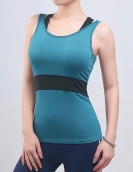 Spring and summer sports, fitness yoga shirt, dry, dry skin skin skin sports vest