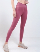 Spring and summer cross high -waisted yoga pants, peaches, hips, slim pockets, fast dry sports bodybuilding pants