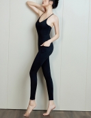 Yoga clothing female spring and summer ballet dance service empty yoga training connective clothing art test fitness suit