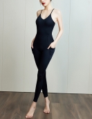 Yoga clothing female spring and summer ballet dance service empty yoga training connective clothing art test fitness suit