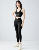 Yoga clothing fitness suit female worker beauty back sports vest work pocket yoga pants