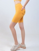 Spring and summer new workers pent -point pants, female peach, hip -lifting sports short pants, dry and strong pants