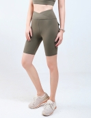 Spring and summer new workers pent -point pants, female peach, hip -lifting sports short pants, dry and strong pants