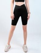 Spring and summer new workers pent -point pants, female peach, hip -lifting sports short pants, dry and strong pants