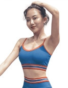 Sports bras, fitness yoga underwear running dry seismic anti -steel ring yoga jersey