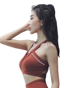 Autumn and winter sports breast shock anti -gathers gathered fitness back yoga vest sexy sports underwear women