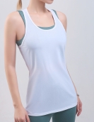 Spring and summer sleeveless loose sports, fitness vest female fast -drying, breathable slim back yoga shirt