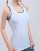 Spring and summer sleeveless loose sports, fitness vest female fast -drying, breathable slim back yoga shirt