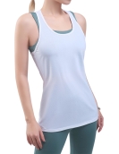 Spring and summer sleeveless loose sports, fitness vest female fast -drying, breathable slim back yoga shirt