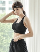 Summer yoga service three -piece women's sports fitness suit outdoor sports clothes run yoga clothing female