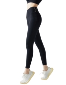 Double -sided nude grinding hair yoga fitness pants female high waist peach hip hip tight trousers running health pants