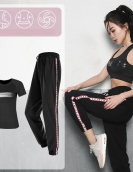 Yoga clothing female long sleeve suit autumn and winter casual sports pants fast dry top four sets of yoga suits